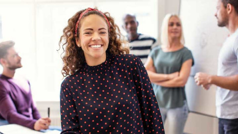 Woman Smiling