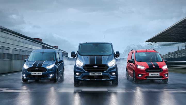 Ford Van Range Exterior Front Driving